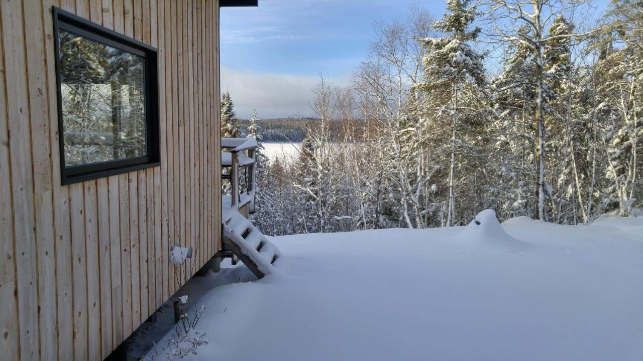 Residence Touristique Lodge Des Bois Saint-Felix-d'Otis Exterior photo